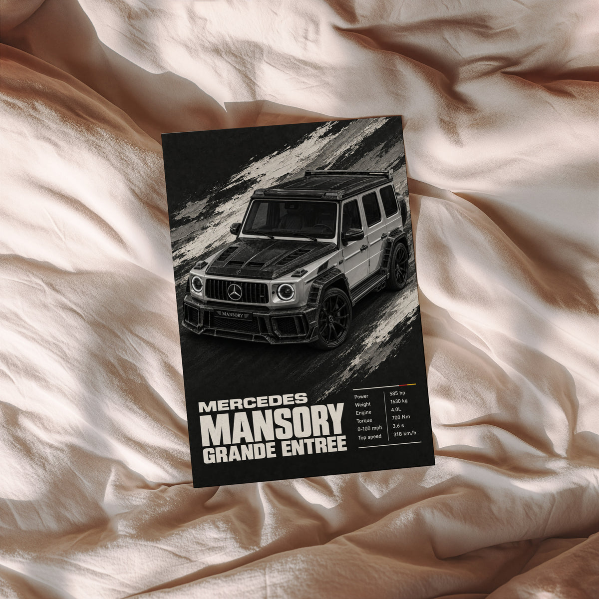 Vintage Mercedes G Class Print, Car Wall Art