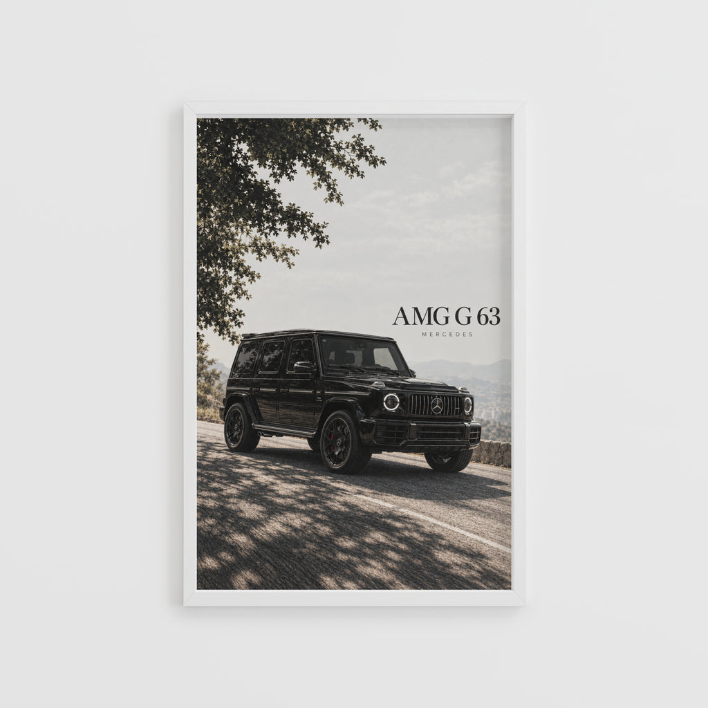 Vintage Mercedes AMG G 63 Print, Car Wall Art