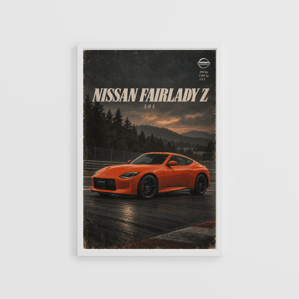 Vintage Nissan Fairlady Z Print, Car Wall Art