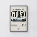 Vintage Nissan GT-R50 Print, Car Wall Art