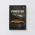 Vintage Porsche Singer Print, Car Poster, Wall Art