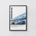 Vintage Toyota GR LH2 Print, Race Car Wall Art