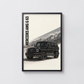 Vintage Mercedes AMG G 63 Print, Car Wall Art