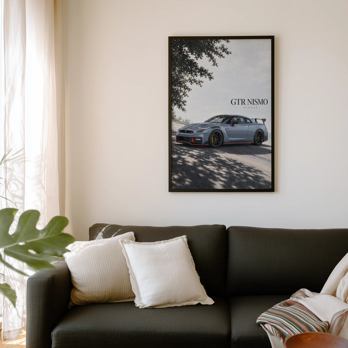 Vintage Nissan GTR NISMO Print, Car Wall Art