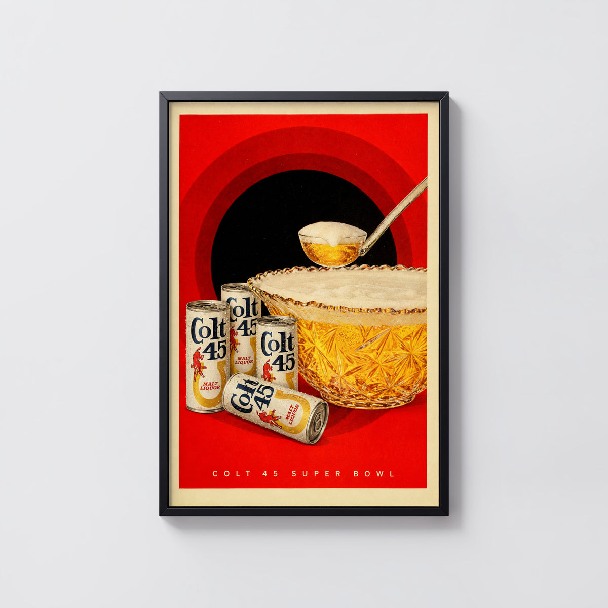 Vintage Colt 45 Print and Poster, Malt Liquor Wall Art