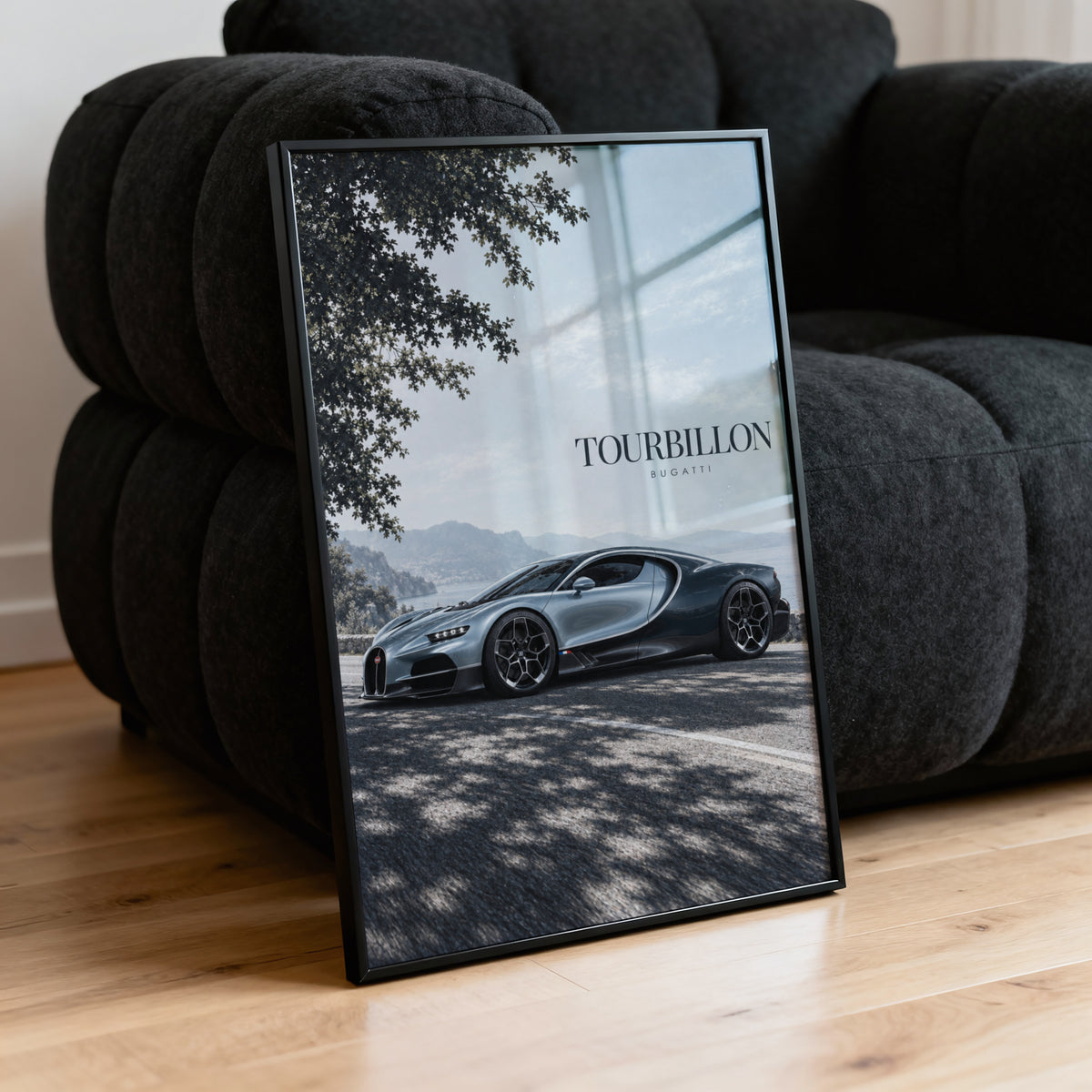 Vintage Bugatti Tourbillon Print, Car Wall Art