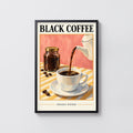 Vintage Coffee Print, Kitchen Poster, Cafe Wall Art