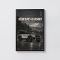 Vintage Mercedes G Wagon Print, Car Wall Art