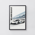 Vintage McLaren Solus GT Print, Car Wall Art