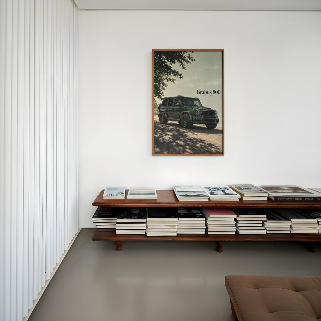 Vintage Mercedes Brabus 800 Print, SUV Wall Art