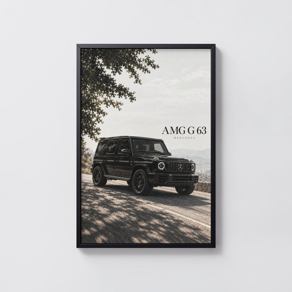 Vintage Mercedes AMG G 63 Print, Car Wall Art
