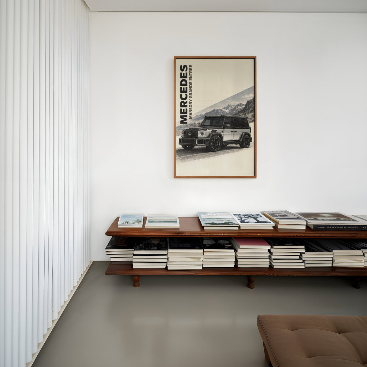 Vintage Mercedes G Wagon Print, Car Wall Art
