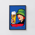 Vintage Tuborg Classic Beer Print, Poster, Bar Wall Art