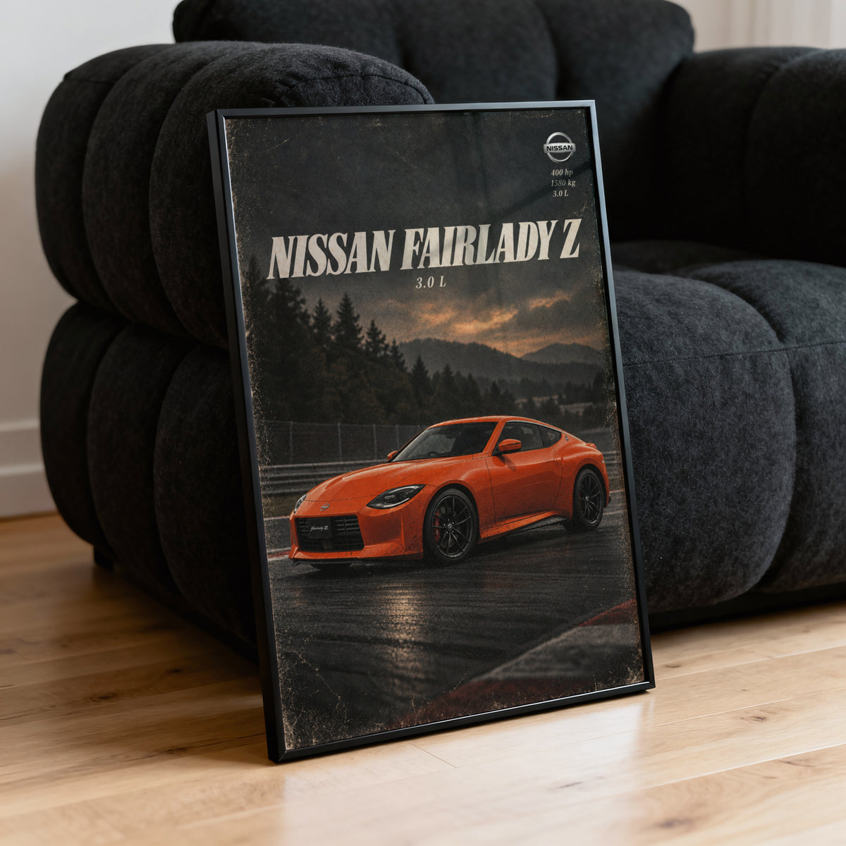 Vintage Nissan Fairlady Z Print, Car Wall Art