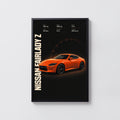 Vintage Nissan Fairlady Z Print, Car Wall Art