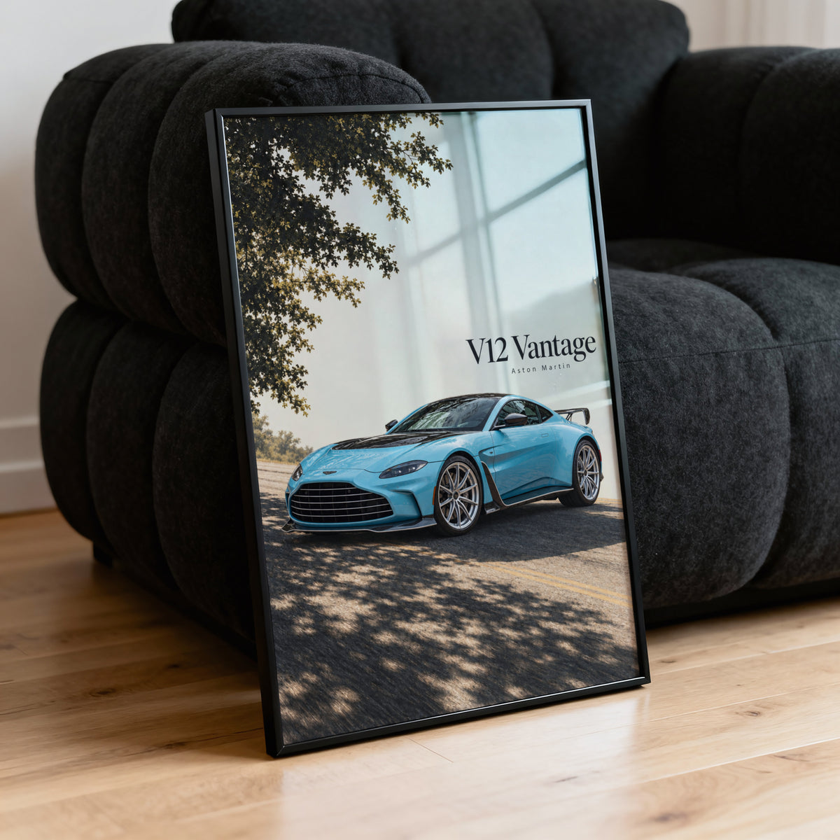 Vintage Aston Martin V12 Vantage Print, Car Art