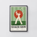 Vintage Cocktail Print Poster, Retro Bar Wall Art