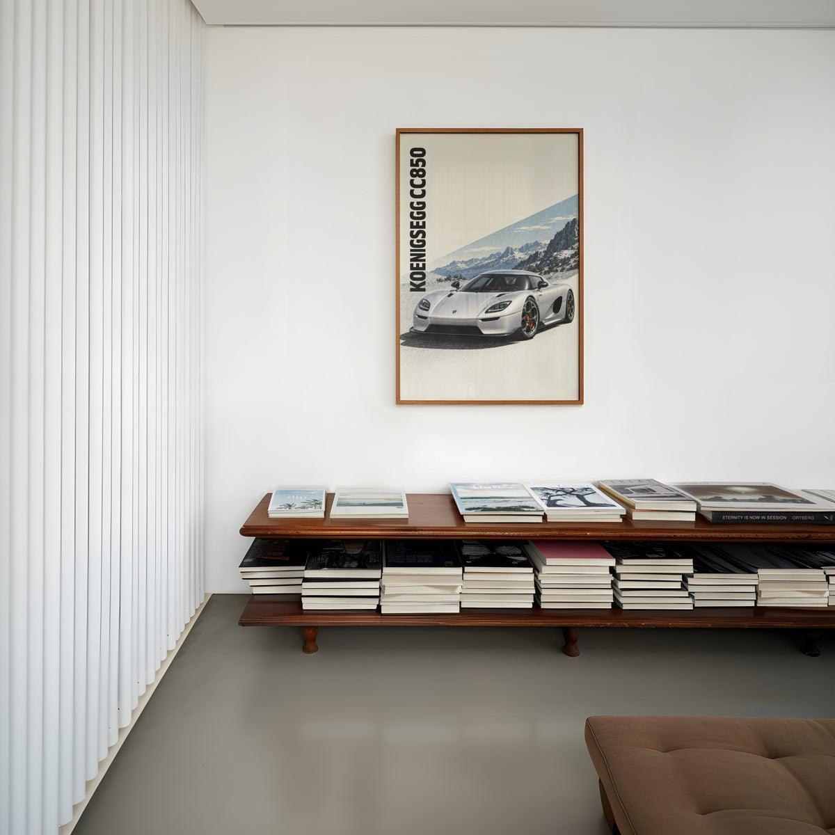 Vintage Koenigsegg CC850 Print, Supercar Wall Art