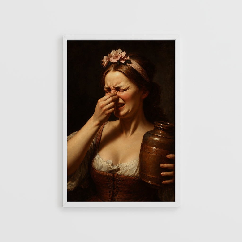 Vintage Bathroom Print and Poster, Funny Wall Art