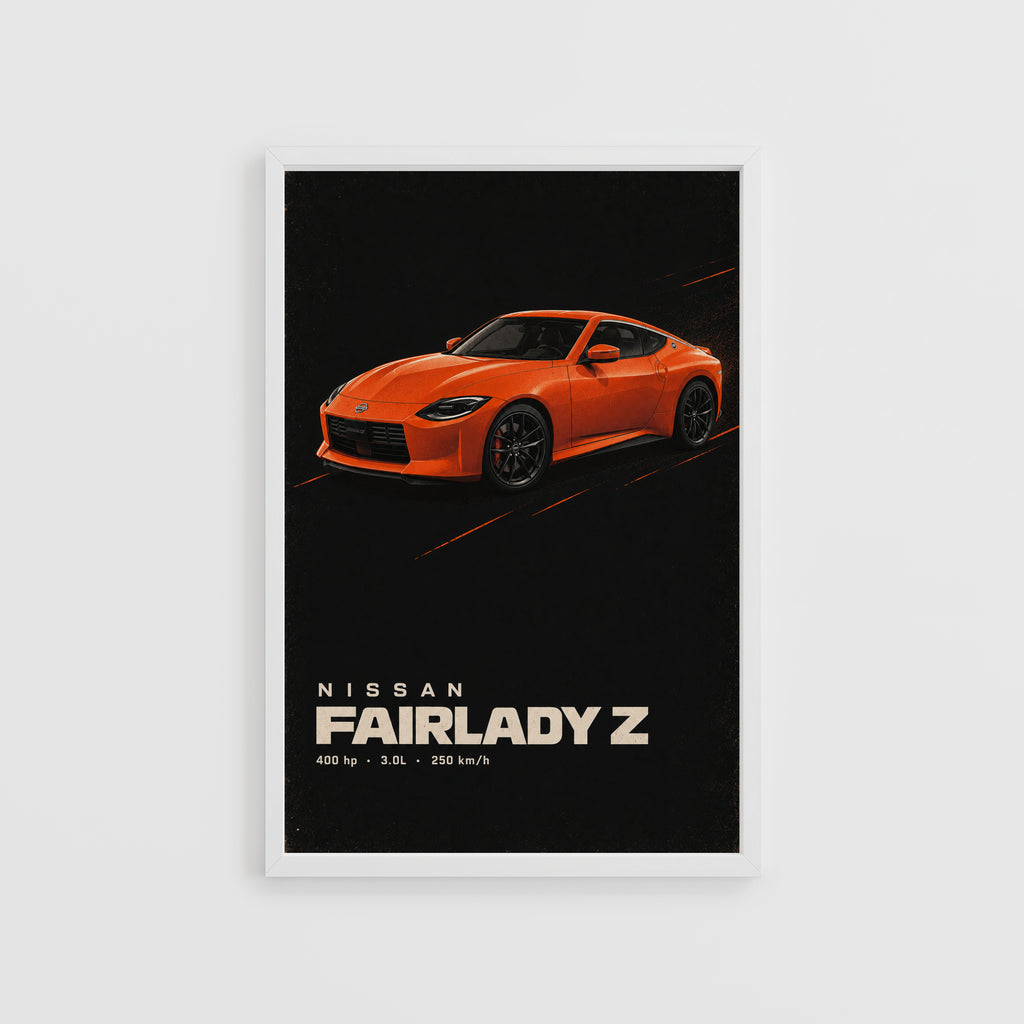Vintage Nissan Fairlady Z Print, Car Wall Art