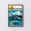 Vintage Print Poster, Pullman Cote d'Azur Train Art