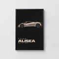 Vintage Pagani Alisea Print, Car Poster, Wall Art