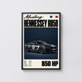 Vintage Mustang Hennessey H850 Print