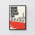 Vintage Utrecht Cycling Poster, Grand Depart Print