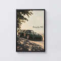 Vintage Porsche 935 Print, Race Car Wall Art