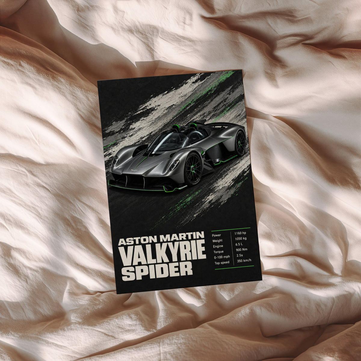 Vintage Aston Martin Valkyrie Spider Print