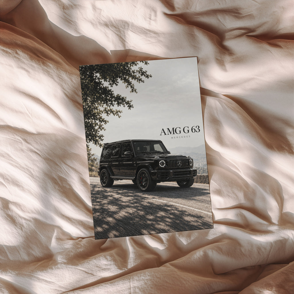 Vintage Mercedes AMG G 63 Print, Car Wall Art