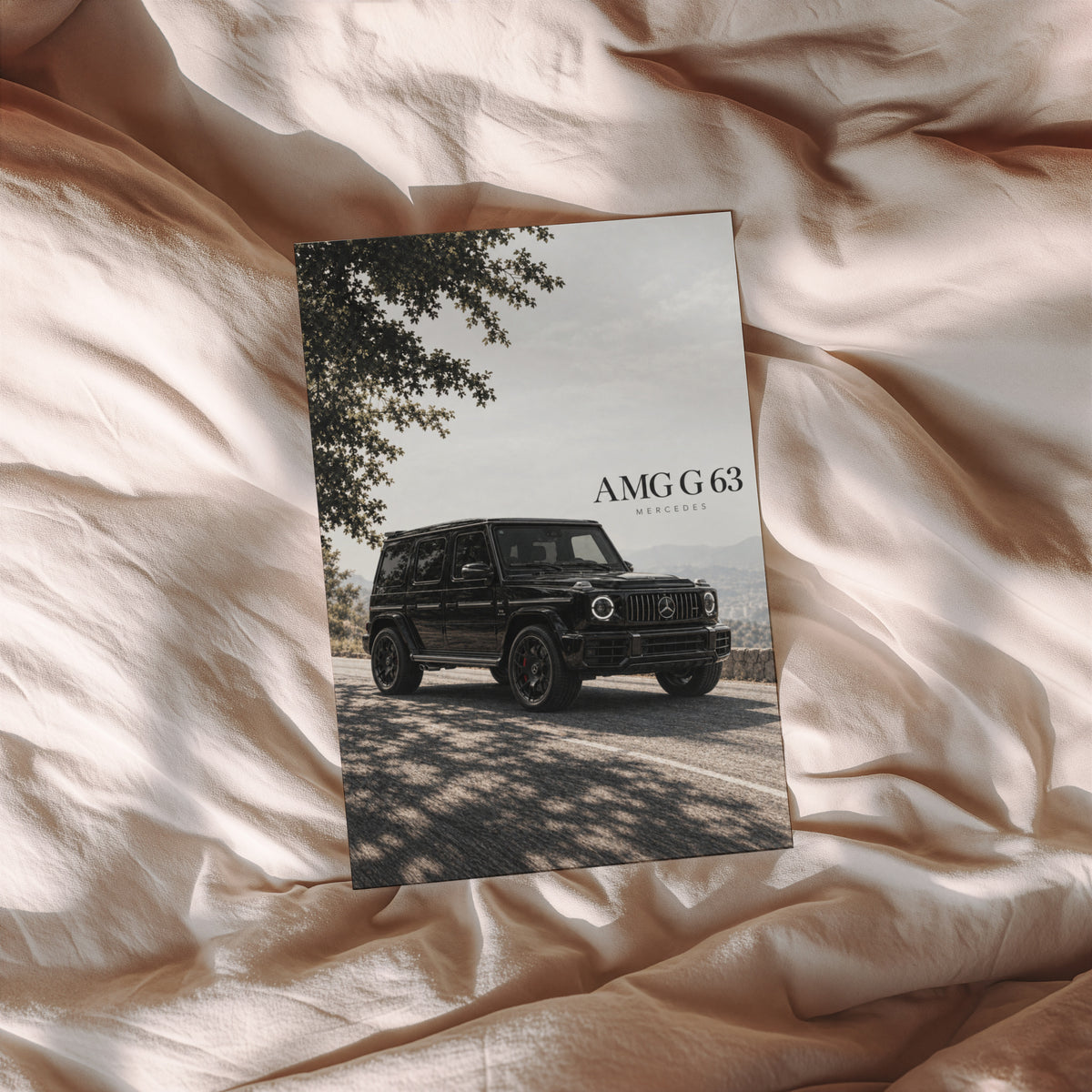 Vintage Mercedes AMG G 63 Print, Car Wall Art