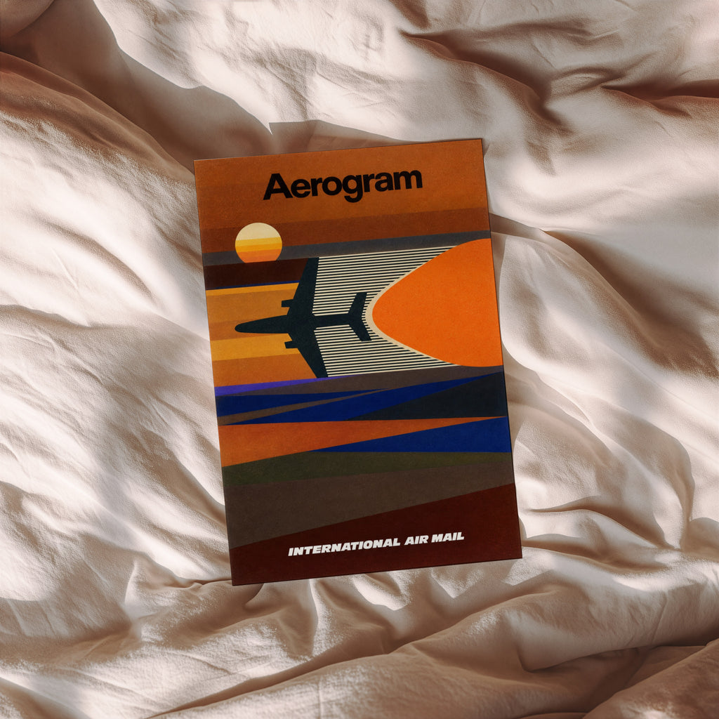 Vintage Airline Poster, Retro Aviation Wall Art
