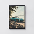 Vintage Porsche 911 Carrera S3 Print, Car Wall Art