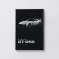 Vintage Nissan GT-R50 Print, Car Wall Art