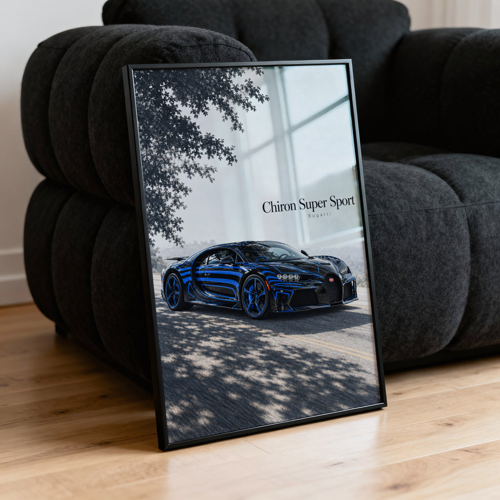 Vintage Bugatti Chiron Super Sport Print