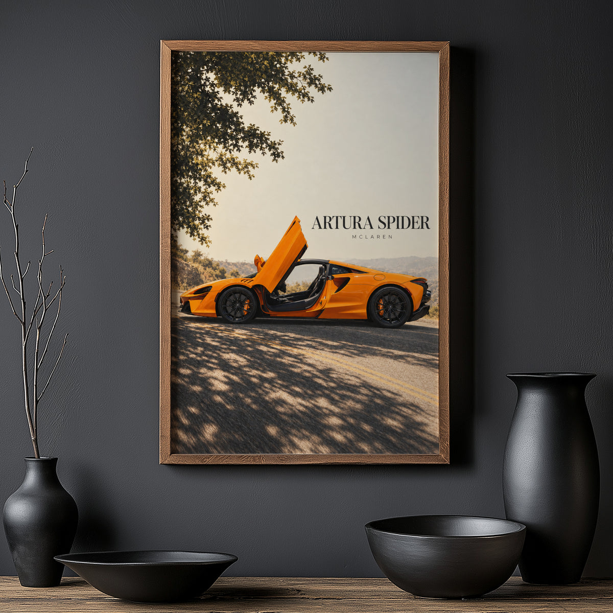 Vintage McLaren Artura Spider Car Print