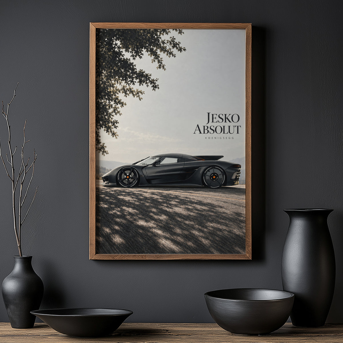 Vintage Koenigsegg Jesko Absolut Hypercar Print