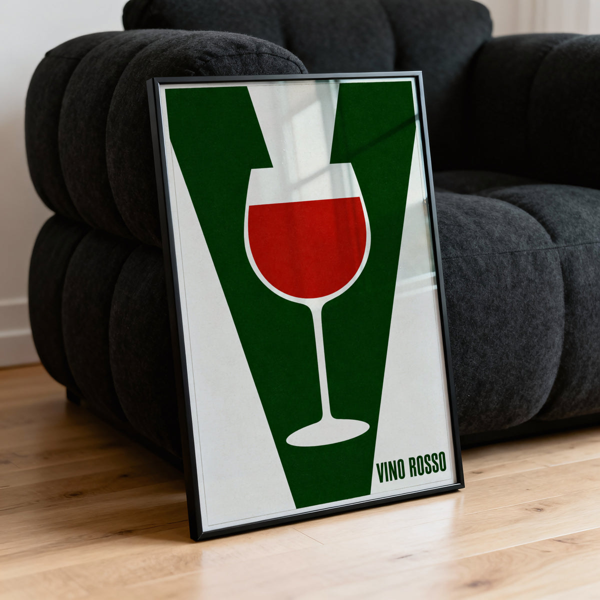 Vintage Vino Rosso Print Poster, Red Wine Kitchen Art