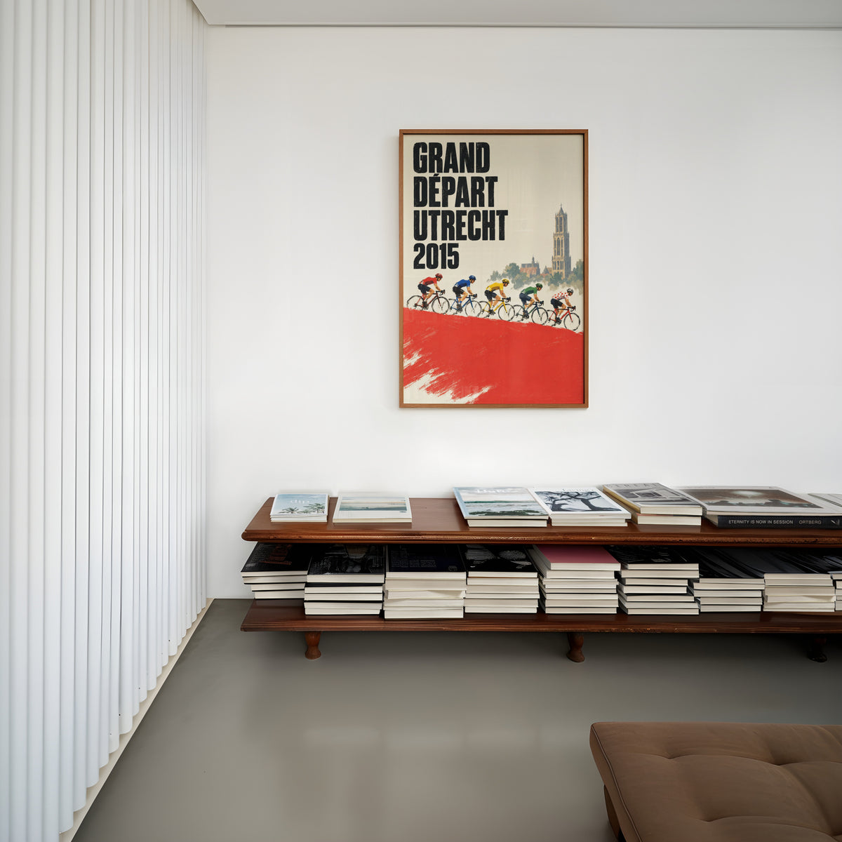 Vintage Utrecht Cycling Poster, Grand Depart Print