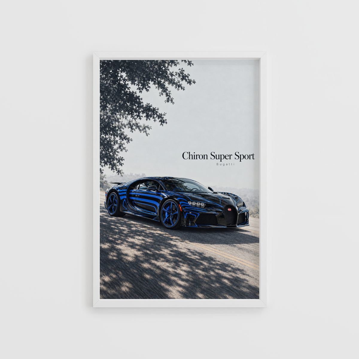 Vintage Bugatti Chiron Super Sport Print