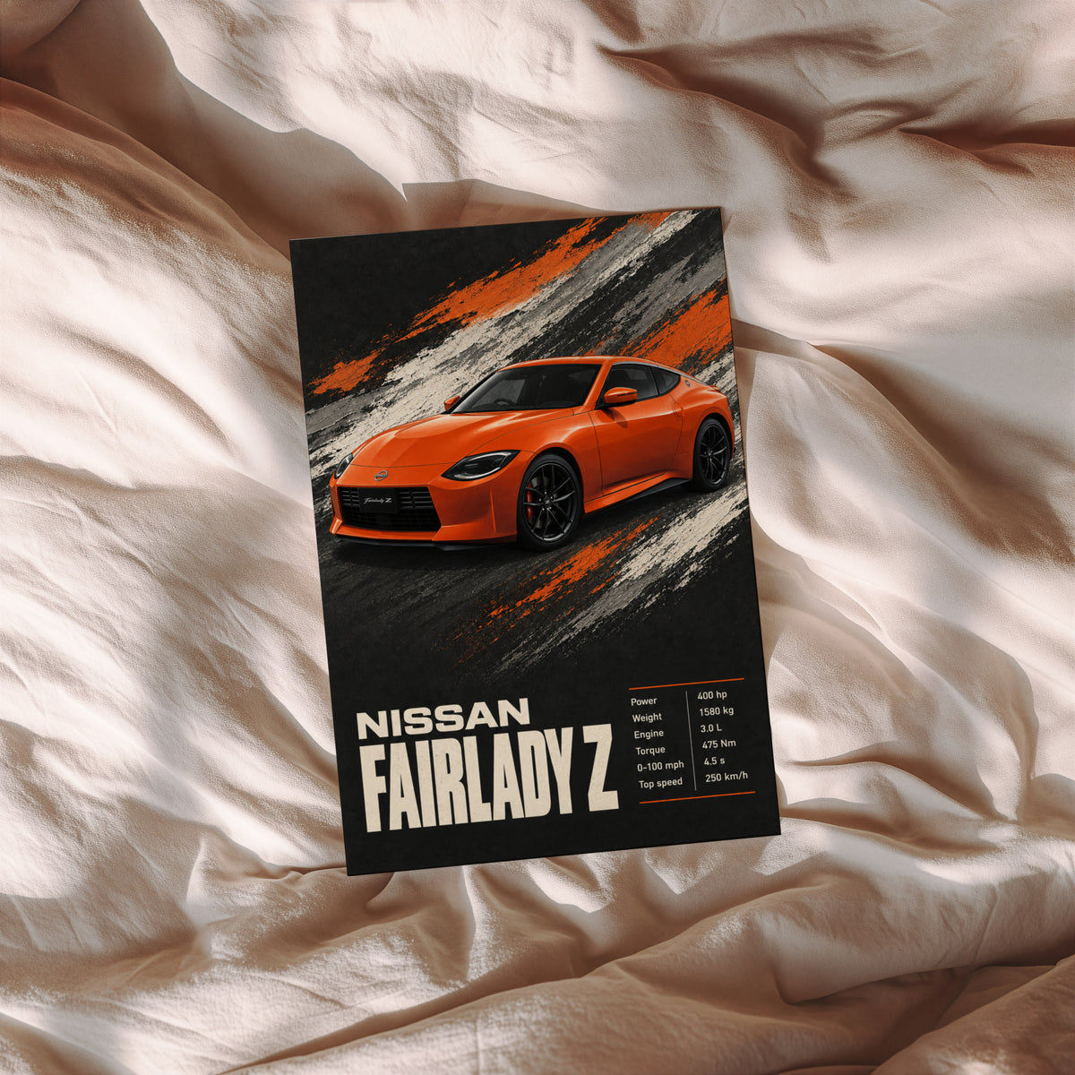 Vintage Nissan Fairlady Z Print, Car Wall Art