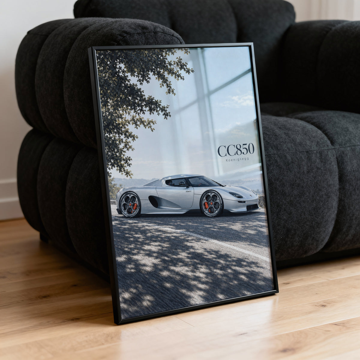 Vintage Koenigsegg CC850 Print, Supercar Wall Art
