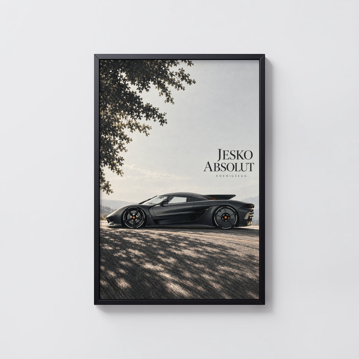 Vintage Koenigsegg Jesko Absolut Hypercar Print