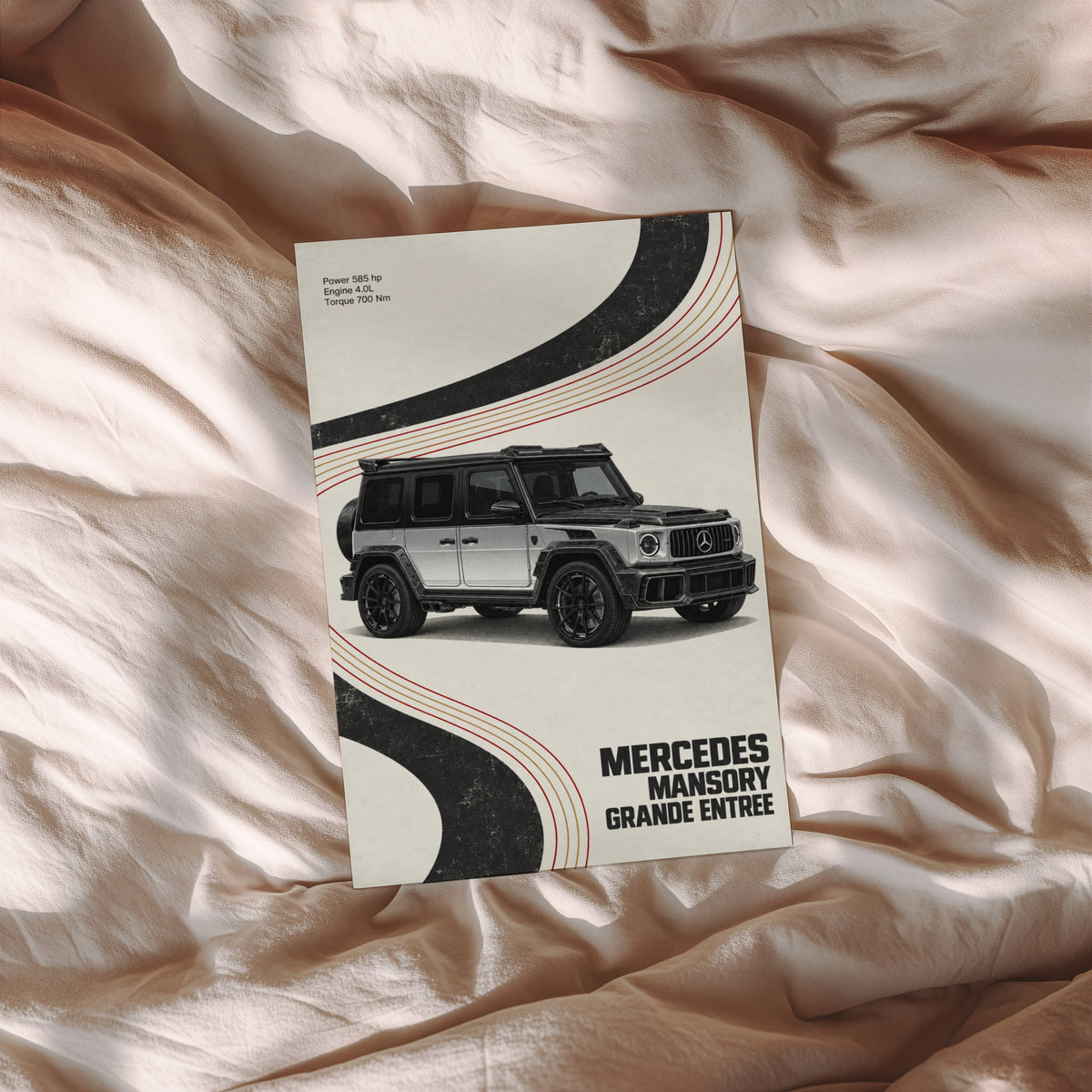 Vintage Mercedes Mansory G Wagon Print Wall Art