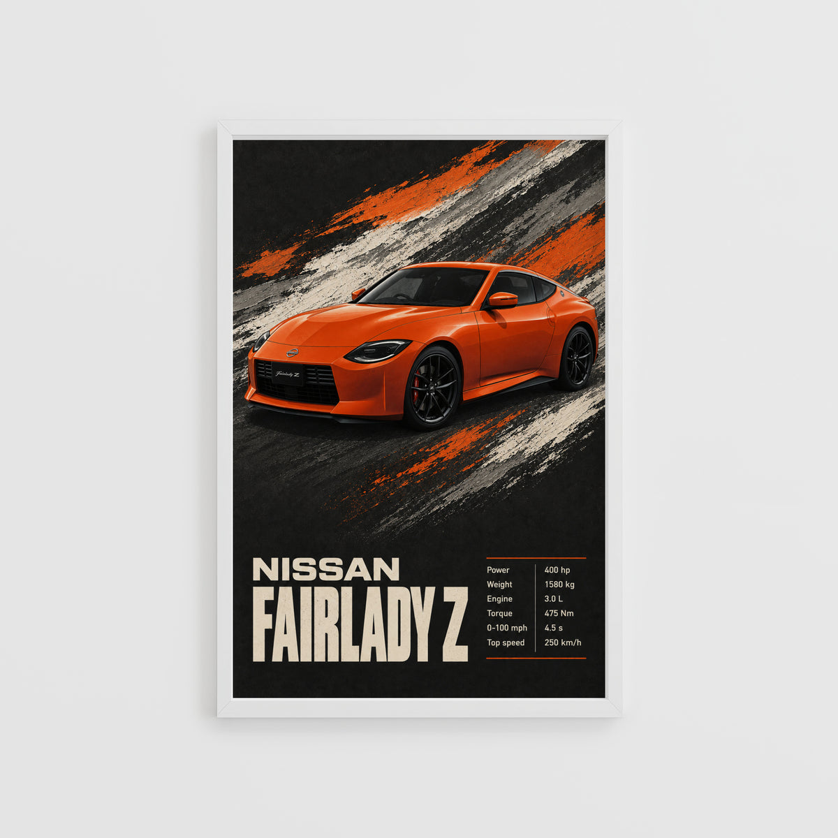 Vintage Nissan Fairlady Z Print, Car Wall Art