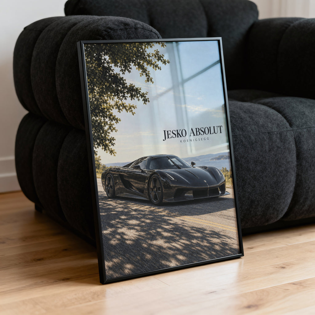 Vintage Koenigsegg Jesko Absolut Car Print