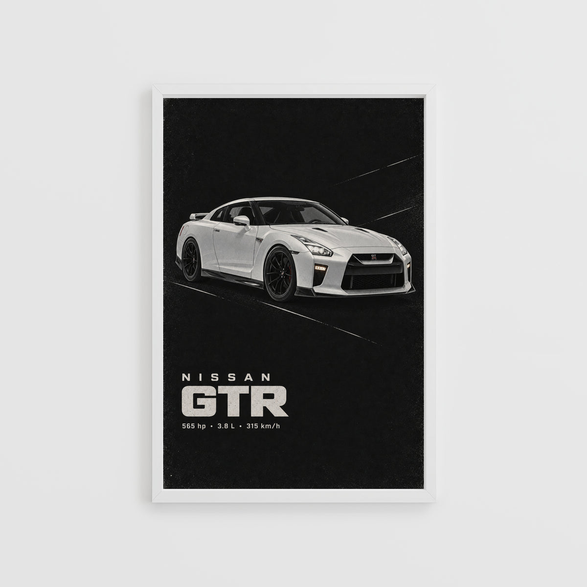 Vintage Nissan GTR Print, Car Wall Art