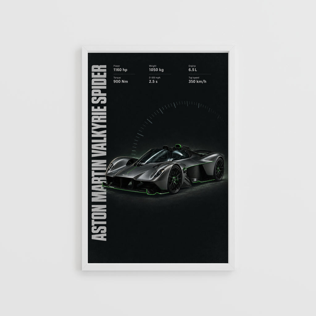 Vintage Aston Martin Valkyrie Spider Print