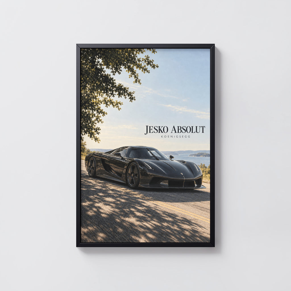 Vintage Koenigsegg Jesko Absolut Car Print